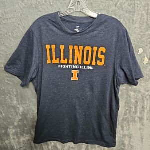 Illinois fighting illini t shirt Mens Lg sports